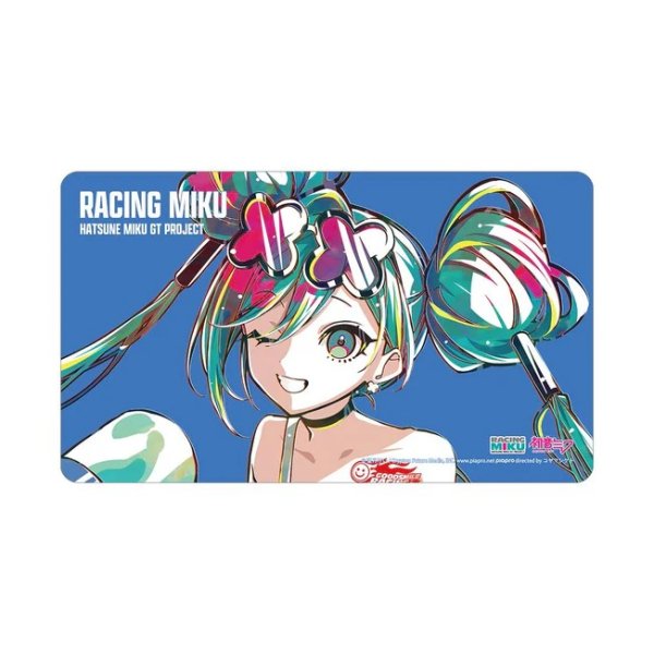 画像1:  【予約商品】  アルマビアンカ　初音ミク GTプロジェクト レーシングミク 2025Ver. Ani-Art 第2弾 マルチデスクマット ver.A 【26年5月中旬発売】 (1)