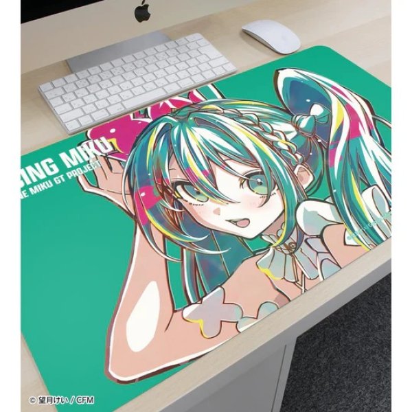 画像3:  【予約商品】  アルマビアンカ　初音ミク GTプロジェクト レーシングミク 2025Ver. Ani-Art 第2弾 マルチデスクマット ver.B 【26年5月中旬発売】 (3)