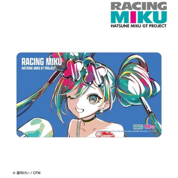 画像2:  【予約商品】  アルマビアンカ　初音ミク GTプロジェクト レーシングミク 2025Ver. Ani-Art 第2弾 マルチデスクマット ver.A 【26年5月中旬発売】 (2)