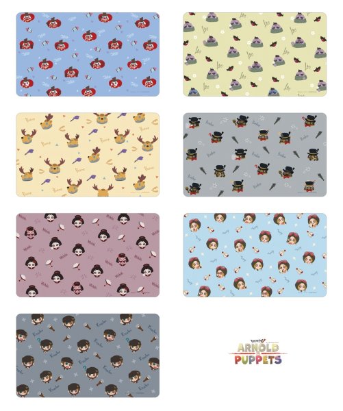 画像4:  【予約商品】  アルマビアンカ　ARNOLD&PUPPETS パペットボンボン マルチデスクマット 【26年4月中旬発売】 (4)