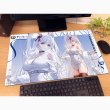 画像2:  【予約商品】  カーテン魂　アズールレーン　描き下ろしラバーマット（四万十／冬デート） 【26年5月中旬発売】 (2)