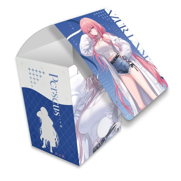 画像1:  【予約商品】  カーテン魂　アズールレーン　描き下ろしデッキケース（パーシュース／冬デート） 【26年5月下旬発売】 (1)