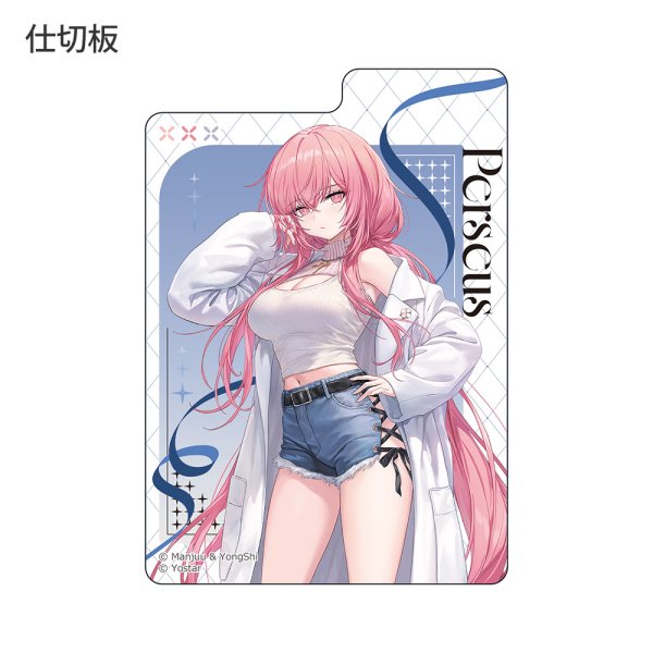 画像3:  【予約商品】  カーテン魂　アズールレーン　描き下ろしデッキケース（パーシュース／冬デート） 【26年5月下旬発売】 (3)