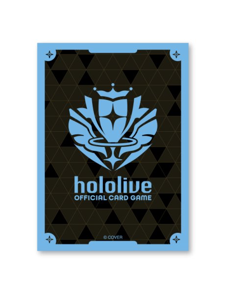 画像1:  【予約商品】  hololive OFFICIAL CARD GAME オフィシャルホロカスリーブ Vol.41 『ブランドロゴ（Blue）』（55枚入り） 【26年4月24日発売】    (1)