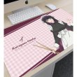 画像3:  【予約商品】  アルマビアンカ　「ロックは淑女の嗜みでして」 描き下ろし 黒鉄音羽 メイドver. マルチデスクマット 【26年4月中旬発売】 (3)