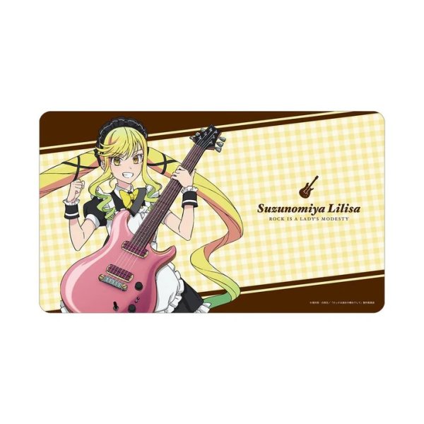 画像1:  【予約商品】  アルマビアンカ　「ロックは淑女の嗜みでして」 描き下ろし 鈴ノ宮りりさ メイドver. マルチデスクマット 【26年4月中旬発売】 (1)