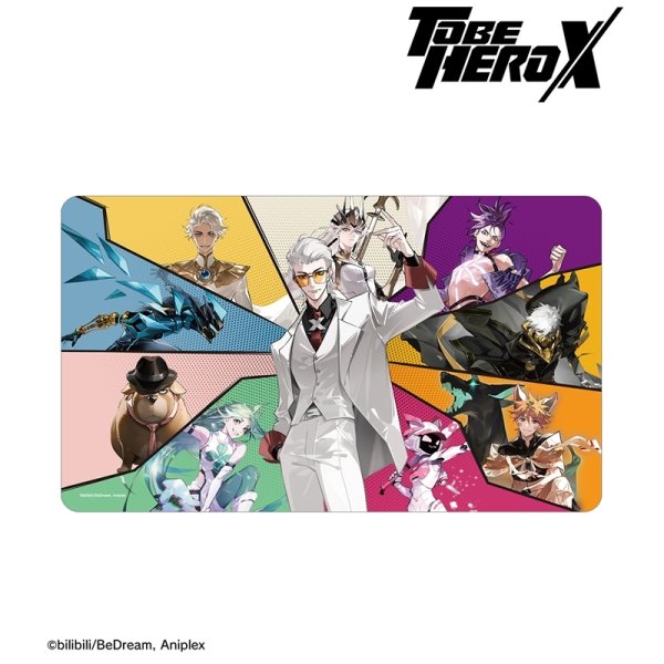 画像2:  【予約商品】  アルマビアンカ　アニメ「TO BE HERO X」 集合 マルチデスクマット ver.B 【26年4月下旬発売】 (2)