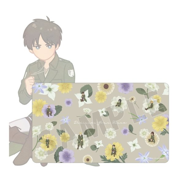画像1:  【予約商品】  アルマビアンカ　TVアニメ『進撃の巨人』 調査兵団 Botania 第4弾 マルチデスクマット 【26年5月中旬発売】 (1)