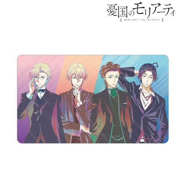 画像2:  【予約商品】  アルマビアンカ　TVアニメ「憂国のモリアーティ」 集合 Ani-Art clear label マルチデスクマット 【26年5月中旬発売】 (2)