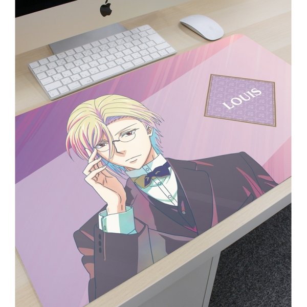 画像3:  【予約商品】  アルマビアンカ　TVアニメ「憂国のモリアーティ」 ルイス・ジェームズ・モリアーティ Ani-Art clear label マルチデスクマット 【26年5月中旬発売】 (3)