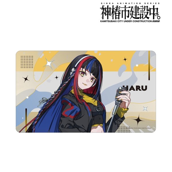 画像2:  【予約商品】  アルマビアンカ　TVアニメ『神椿市建設中。』 朝主 派流 カジュアルロックver. マルチデスクマット 【26年5月中旬発売】 (2)