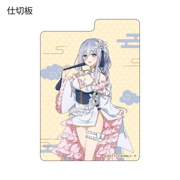 画像3:  【予約商品】  カーテン魂　デート・ア・ライブV　描き下ろしデッキケース（崇宮澪／パステルチャイナ） 【26年6月下旬発売】 (3)