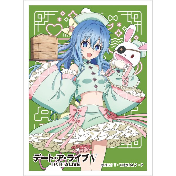 画像1:  【予約商品】  カーテン魂　デート・ア・ライブV　描き下ろしスリーブ（四糸乃／パステルチャイナ）（65枚入り） 【26年6月下旬発売】 (1)