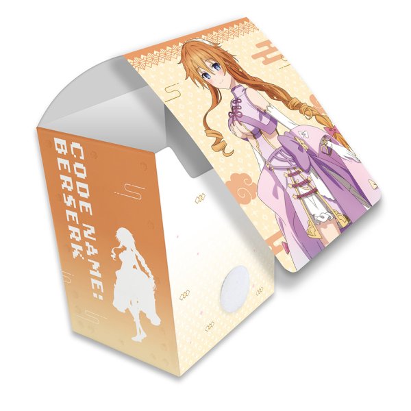 画像1:  【予約商品】  カーテン魂　デート・ア・ライブV　描き下ろしデッキケース（八舞夕弦／パステルチャイナ） 【26年6月下旬発売】 (1)