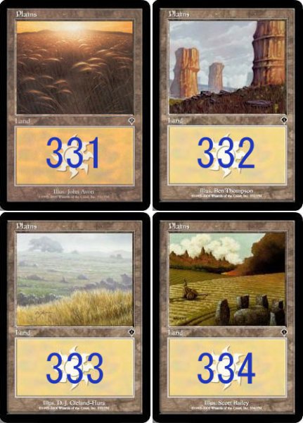 画像2: ※特価※【INV】※Foil※《平地/Plains》【L】 (2)