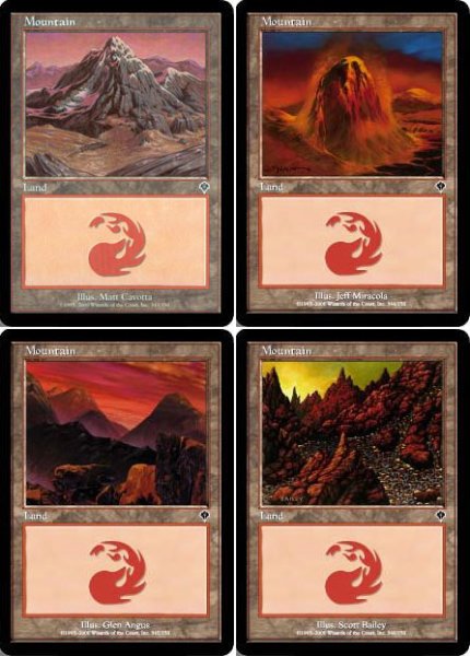 画像1: ※特価※【INV】※Foil※《山/Mountain》【L】 (1)