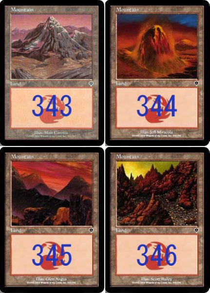 画像2: ※特価※【INV】※Foil※《山/Mountain》【L】 (2)