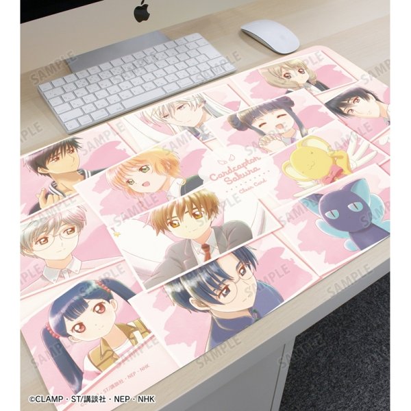 画像3:  【予約商品】  アルマビアンカ　カードキャプターさくら クリアカード編 集合 Ani-Art aqua label マルチデスクマット 【26年5月中旬発売】 (3)