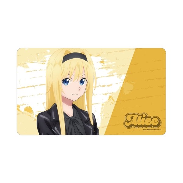 画像1:  【予約商品】  アルマビアンカ　ソードアート・オンライン 描き下ろし アリス ライダースジャケットver. マルチデスクマット 【26年5月中旬発売】 (1)