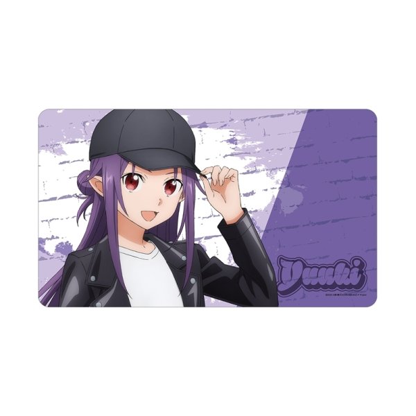 画像1:  【予約商品】  アルマビアンカ　ソードアート・オンライン 描き下ろし ユウキ ライダースジャケットver. マルチデスクマット 【26年5月中旬発売】 (1)