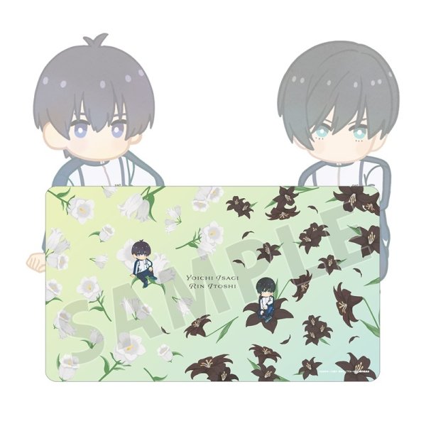 画像1:  【予約商品】  アルマビアンカ　TVアニメ『ブルーロック』 潔 世一&糸師 凛 Botania 第2弾 マルチデスクマット 【26年5月下旬発売】 (1)