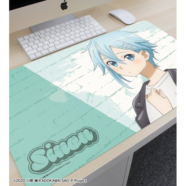画像3:  【予約商品】  アルマビアンカ　ソードアート・オンライン 描き下ろし シノン ライダースジャケットver. マルチデスクマット 【26年5月中旬発売】 (3)