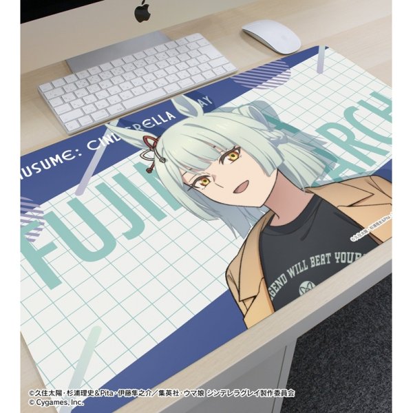 画像3:  【予約商品】  アルマビアンカ　アニメ『ウマ娘 シンデレラグレイ』 フジマサマーチ マルチデスクマット POP UP SHOP in マルイ 【26年5月下旬発売】 (3)