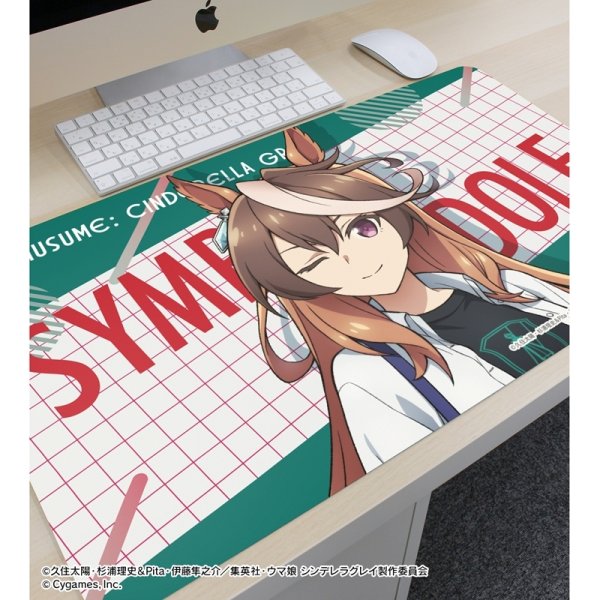 画像3:  【予約商品】  アルマビアンカ　アニメ『ウマ娘 シンデレラグレイ』 シンボリルドルフ マルチデスクマット POP UP SHOP in マルイ 【26年5月下旬発売】 (3)