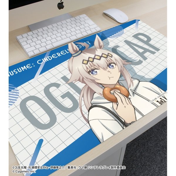 画像3:  【予約商品】  アルマビアンカ　アニメ『ウマ娘 シンデレラグレイ』 オグリキャップ マルチデスクマット POP UP SHOP in マルイ 【26年5月下旬発売】 (3)