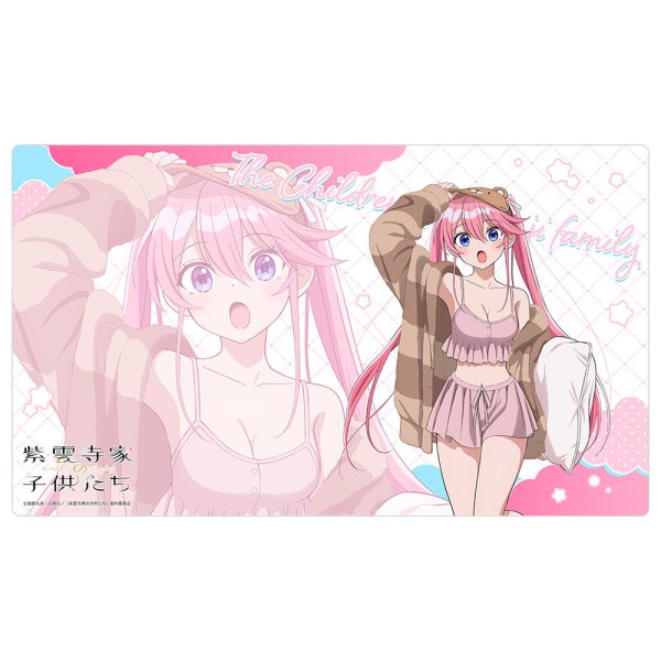 画像1:  【予約商品】  カーテン魂　紫雲寺家の子供たち 描き下ろしラバーマット（紫雲寺謳華／ルームウェア） 【26年6月上旬発売】 (1)