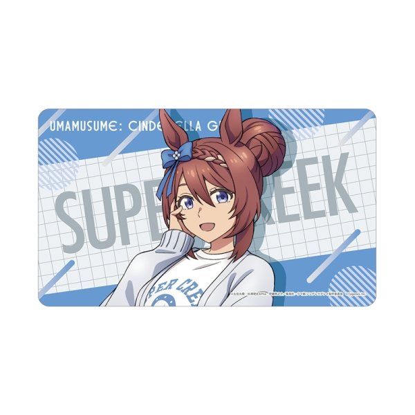 画像1:  【予約商品】  アルマビアンカ　アニメ『ウマ娘 シンデレラグレイ』 スーパークリーク マルチデスクマット POP UP SHOP in マルイ 【26年5月下旬発売】 (1)