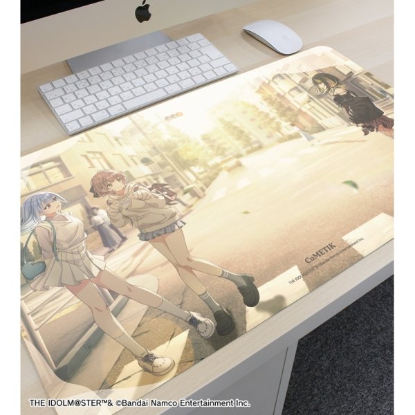 画像3:  【予約商品】  アルマビアンカ　アイドルマスター シャイニーカラーズ 【夜になって】斑鳩ルカ マルチデスクマット 【26年6月上旬発売】 (3)
