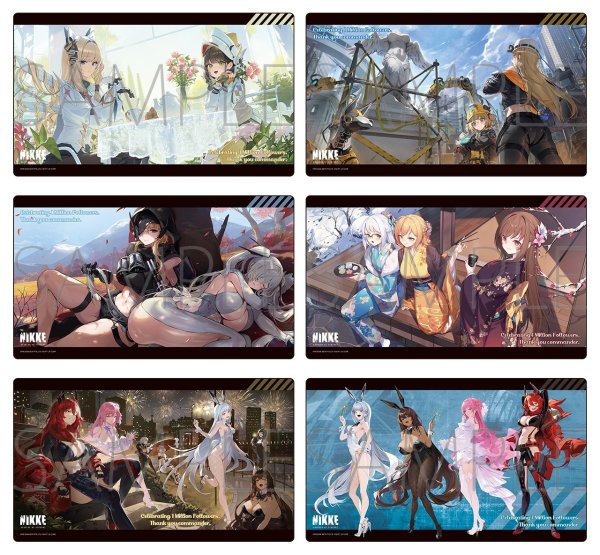 画像2:  【予約商品】  ムービック 「勝利の女神:NIKKE（原作版）」マルチプレイマット／F 【26年5月下旬発売】 (2)