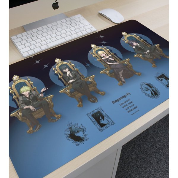 画像2:  【予約商品】  アルマビアンカ　ダンガンロンパシリーズ およさんイラスト 集合 C 玉座ver. マルチデスクマット 【26年6月中旬発売】 (2)