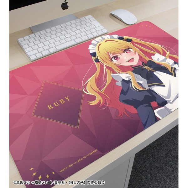 画像3:  【予約商品】  アルマビアンカ　【推しの子】 描き下ろし ルビー 星空メイドver. マルチデスクマット 【26年6月上旬発売】 (3)