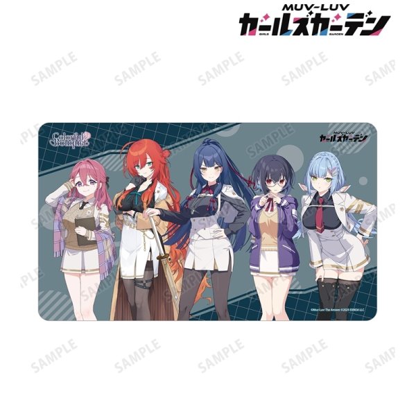 画像2:  【予約商品】  アルマビアンカ　マブラヴ ガールズガーデン カラフルブーケ マルチデスクマット 【26年6月中旬発売】    (2)