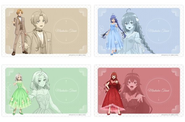 画像3:  【予約商品】  カーテン魂　無職転生III 〜異世界行ったら本気だす〜　ラバーマット（シルフィエット／5周年） 【26年6月中旬発売】 (3)