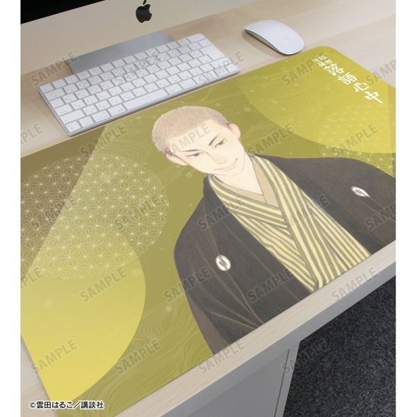 画像3:  【予約商品】  アルマビアンカ　昭和元禄落語心中 6巻表紙イラスト マルチデスクマット 【26年6月中旬発売】 (3)