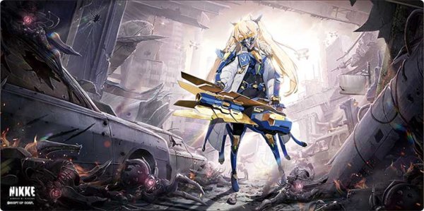 画像1:  【予約商品】  ブシロード ラバーマットコレクション V2 Vol.2023　勝利の女神：NIKKE「HERO DEBUT」 【26年5月15日発売】 (1)