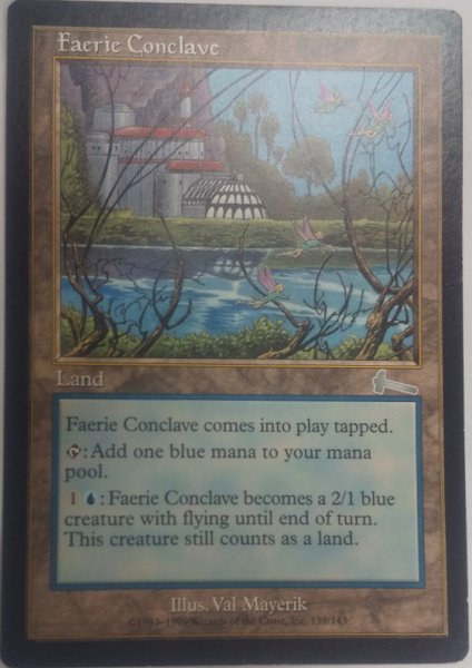 画像1:  ※傷あり SALE品※ 【ULG】《フェアリーの集会場/Faerie Conclave》【U】(#5018) (1)