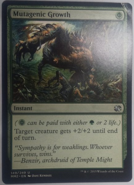 画像1:  ※傷あり SALE品※ 【MM2】《変異原性の成長/Mutagenic Growth》【U】(#5019) (1)