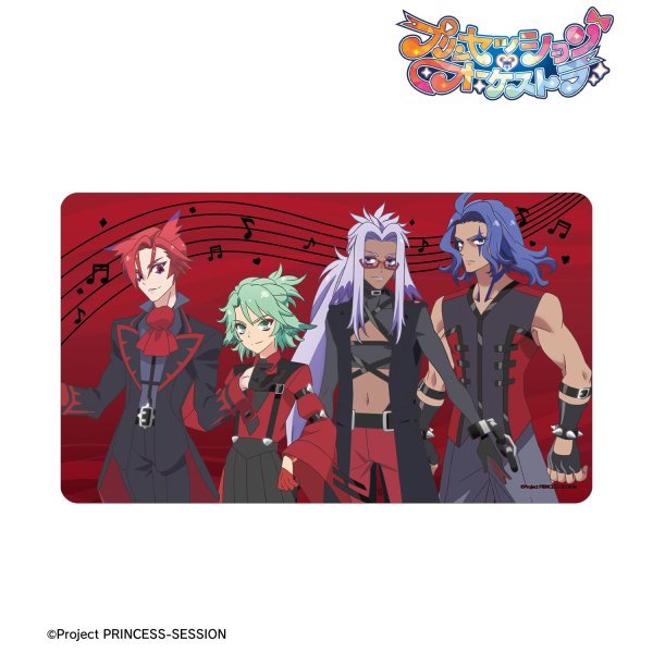 画像2:  【予約商品】  アルマビアンカ　プリンセッション・オーケストラ バンド・スナッチ マルチデスクマット 【26年6月上旬発売】 (2)