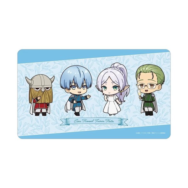 画像1:  【予約商品】  アルマビアンカ　『葬送のフリーレン』 勇者一行 ちびキャラ 社交界ver. マルチデスクマット 【26年6月中旬発売】 (1)