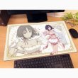 画像2:  【予約商品】  カーテン魂　ようこそ実力至上主義の教室へ　描き下ろしラバーマット（堀北鈴音／天使） 【26年6月下旬発売】 (2)