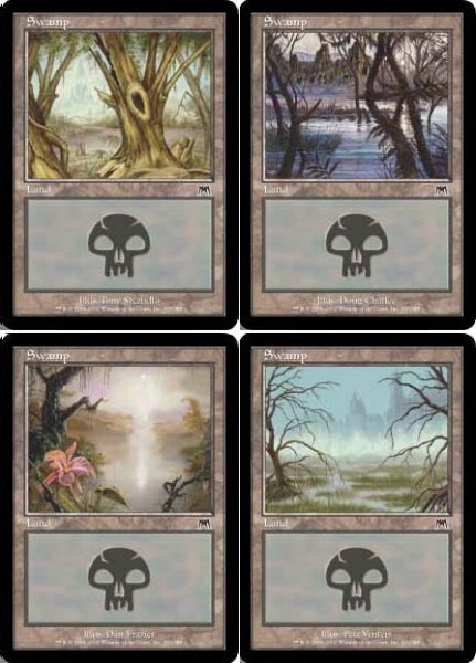 画像1: 【ONS】※FOIL※《沼/Swamp》【C】 (1)