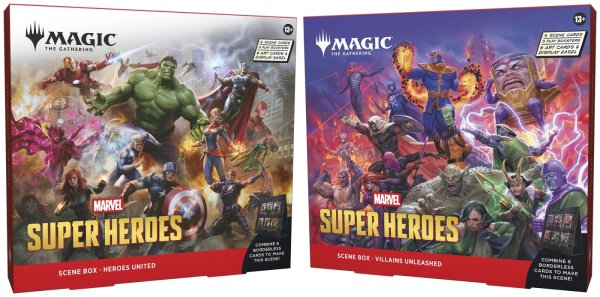 画像1:  【予約商品】  マジック・ザ・ギャザリング マーベル スーパー・ヒーローズ Marvel Super Heroes Scene Box 2種セット    【26年6月26日発売】 (1)