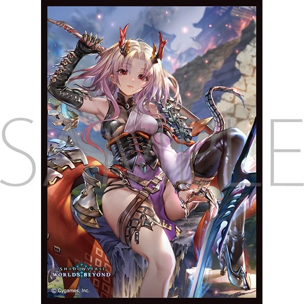 画像1:  【予約商品】  きゃらスリーブコレクション マットシリーズ  Shadowverse: Worlds Beyond　「断頭の斬姫・サガツマツ」(No.MT2409)（65枚入り） 【26年6月12日発売】 (1)
