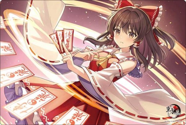 画像1:  【予約商品】  ブシロード ラバーマットコレクション V2 Vol.2033　東方Project『博麗霊夢』Part.1 【26年5月30日発売】 (1)