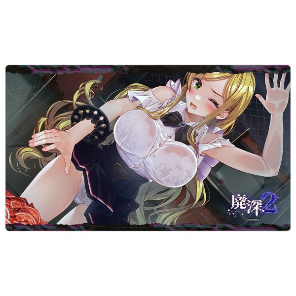 画像1:  【予約商品】  カーテン魂　廃深シリーズ　ラバーマット（姫宮雅） 【26年6月下旬発売】    (1)