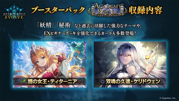 画像2:  【予約商品】  Shadowverse EVOLVE ブースターパック「Academy Royale/ アカデミー・ロワイヤル」BOX（12パック入り）    【26年7月31日発売】 (2)